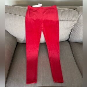 NWT Tea collection velour leggings 14